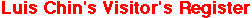 Visitors Register